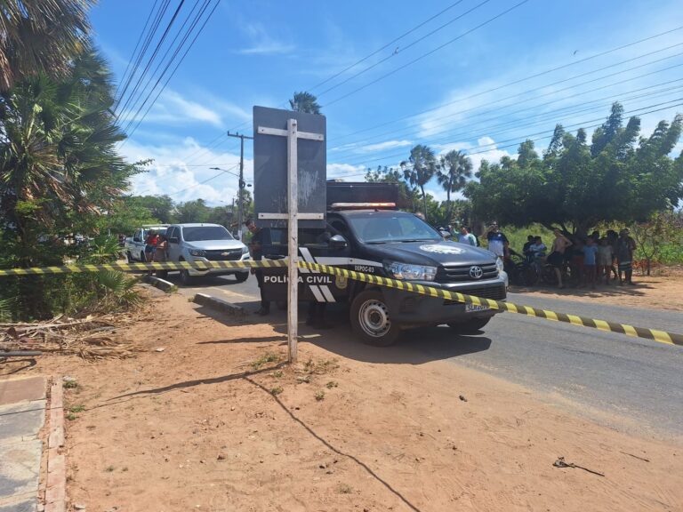 PARNAÍBA/PI: HOMEM É SURPREENDIDO E MORTO A TIROS ENQUANTO ESPERAVA POR CONSERTO DE MOTOCICLETA