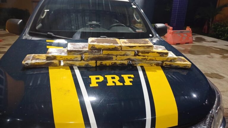 PIRIPIRI/PI: PRF APREENDE 14KG DE COCAÍNA DURANTE FISCALIZAÇÃO EM ÔNIBUS