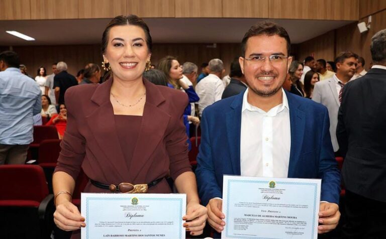 SANTA CRUZ DO PIAUÍ: LAÍS BARROSO, MARCELO MARTINS E VEREADORES SÃO DIPLOMADOS PELA JUSTIÇA ELEITORAL
