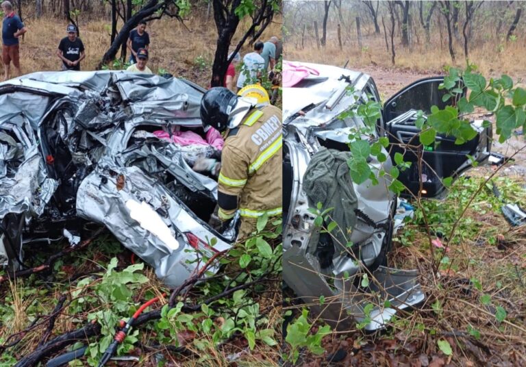 BRASILEIRA/PI: COLISÃO FRONTAL NA BR-222 DEIXA FERIDOS E DUAS VÍTIMAS FATAIS