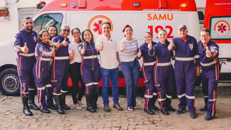 URUÇUÍ/PI: PREFEITO DR. GILBERTO JÚNIOR ENTREGA AMBULÂNCIA PARA O SAMU E ANUNCIA MELHORIAS NA SAÚDE