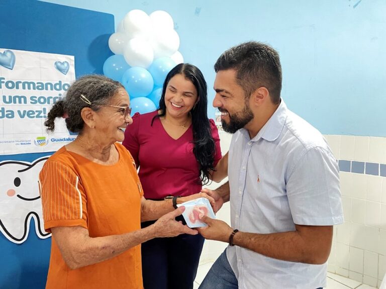 GUADALUPE/PI: PREFEITURA ENTREGA PRÓTESES DENTÁRIAS NA UBS VILA NOVA POR MEIO DO PROGRAMA BRASIL SORRIDENTE