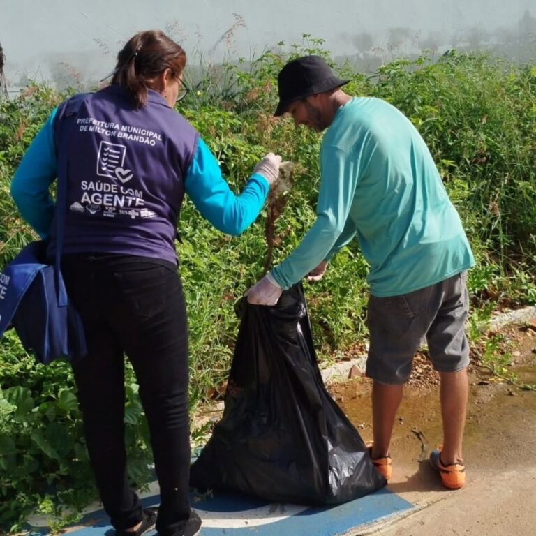 MILTON BRANDÃO/PI: PREFEITURA PROMOVE MUTIRÃO DE LIMPEZA PARA COMBATE À DENGUE