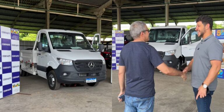 HUGO NAPOLEÃO/PI: LUCIANO FILHO REFORÇA FROTA DE HUGO NAPOLEÃO COM CAMINHÃO 0KM PARA SERVIÇOS PÚBLICOS