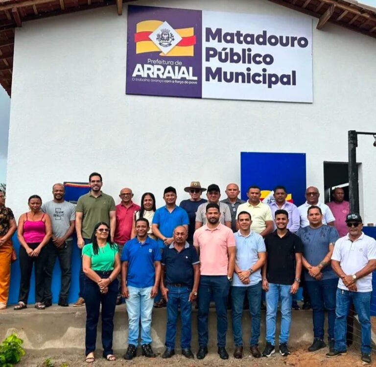 ARRAIAL/PI: ARRAIAL CELEBRA INAUGURAÇÃO DO MATADOURO PÚBLICO MUNICIPAL
