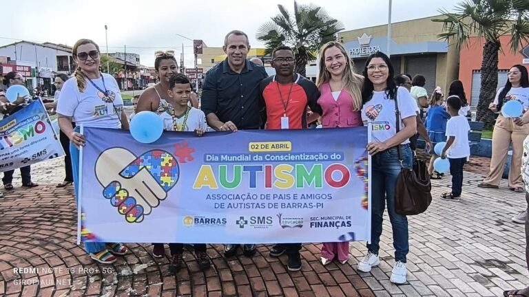 BARRAS/PI: WILSON CAPOTE PARTICIPA DE EVENTO EM ALUSÃO AO DIA MUNDIAL DE CONSCIENTIZAÇÃO DO AUTISMO