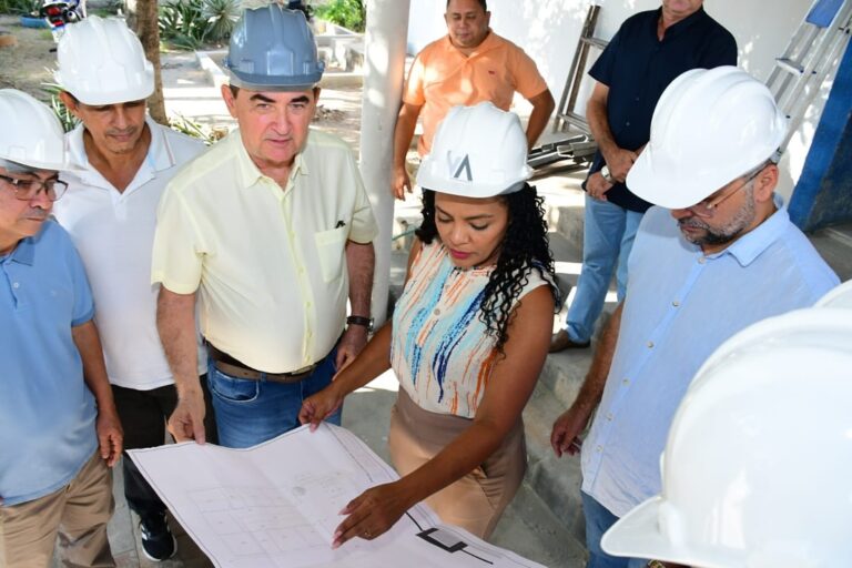 FLORIANO/PI: PREFEITO ANTÔNIO REIS VISITA OBRAS DE REFORMA E AMPLIAÇÃO DA ESCOLA MUNICIPAL JOSÉ FRANCISCO DUTRA