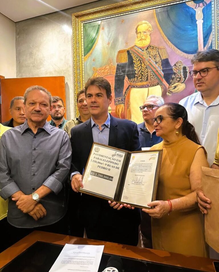 PEDRO II/PI: DEPUTADO WILSON BRANDÃO ACOMPANHA GOVERNADOR EM EXERCÍCIO SEVERO EULALIO EM VISITA A PEDRO II