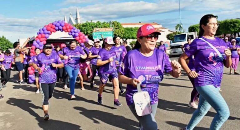 SANTO ANTÔNIO DE LISBOA/PI: SECRETARIA DA MULHER DE SANTO ANTÔNIO DE LISBOA PROMOVE CORRIDA DE RUA EM COMBATE AO FEMINICÍDIO