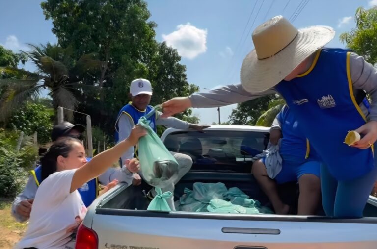 MIGUEL ALVES/PI: COMUNIDADES RURAIS SÃO BENEFICIADAS COM ENTREGA DE PEIXES