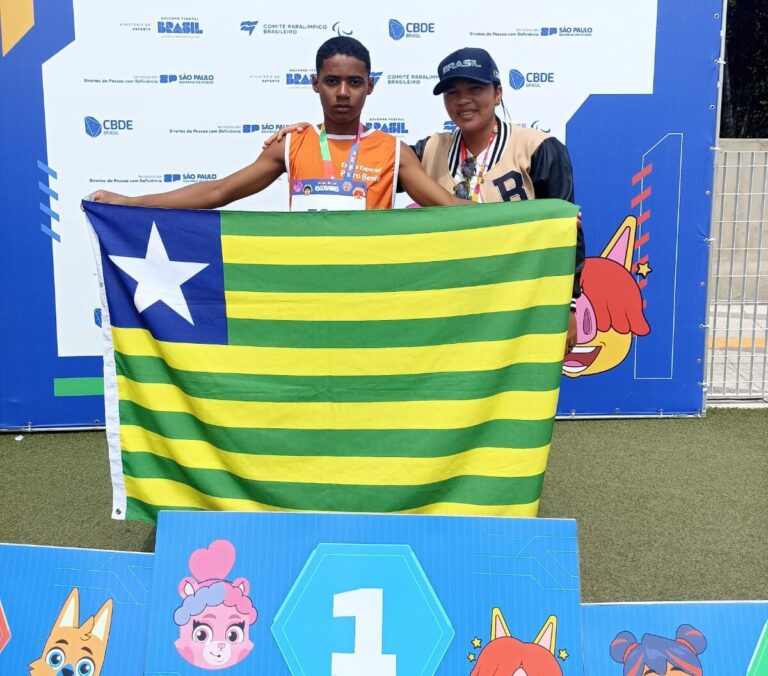 SÃO PAULO/SP: PIAUÍ INICIA PARALIMPÍADAS ESCOLARES COM OITO MEDALHAS NO ATLETISMO