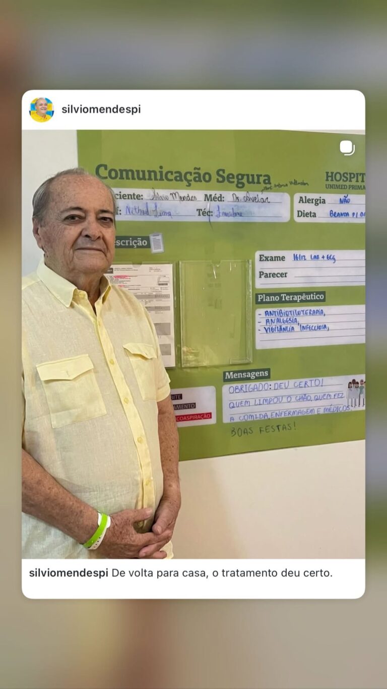 TERESINA/PI:PREFEITO SILVIO MENDES DEIXA HOSPITAL AGRADECE PROFISSIONAIS E EXALTA EQUIPE DA LIMPEZA