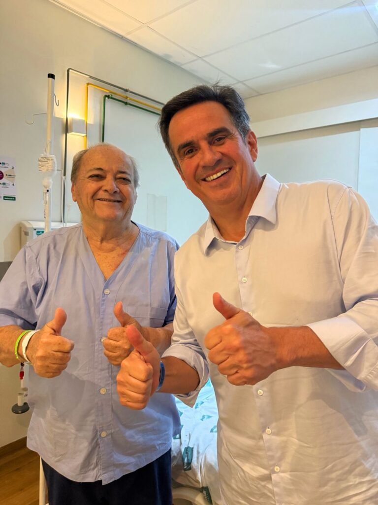 TERESINA/PI: CIRO NOGUEIRA VISITA SÍLVIO MENDES NO HOSPITAL