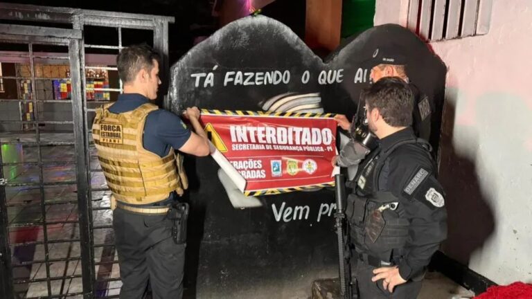 TERESINA/PI: Boate é interditada na Zona Leste de Teresina durante operação contra o tráfico de drogas