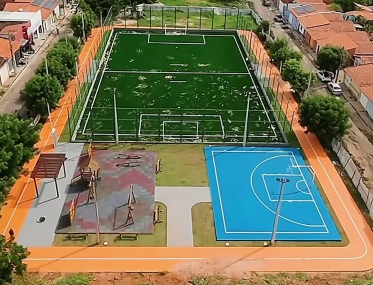 ARENA BRASIL É INAUGURADA EM TIMON COM PRESENÇA DE ÍDOLOS DO FUTEBOL E DO MINISTRO DO ESPORTE