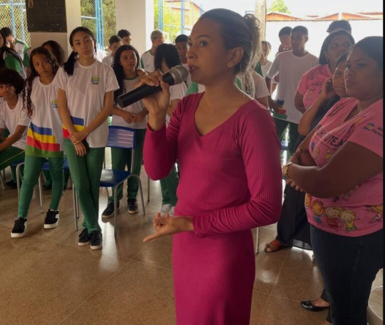 MARCOS PARENTE/PI INICIA AÇÕES DA CAMPANHA MAIO LARANJA NAS ESCOLAS DO MUNICÍPIO