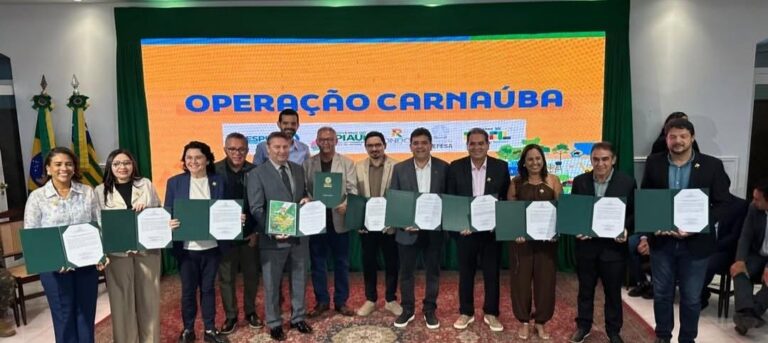 SÃO GONÇALO/PI: PREFEITA ASSINA ACORDO PARA VIABILIZAR OPERAÇÃO CARNAÚBA