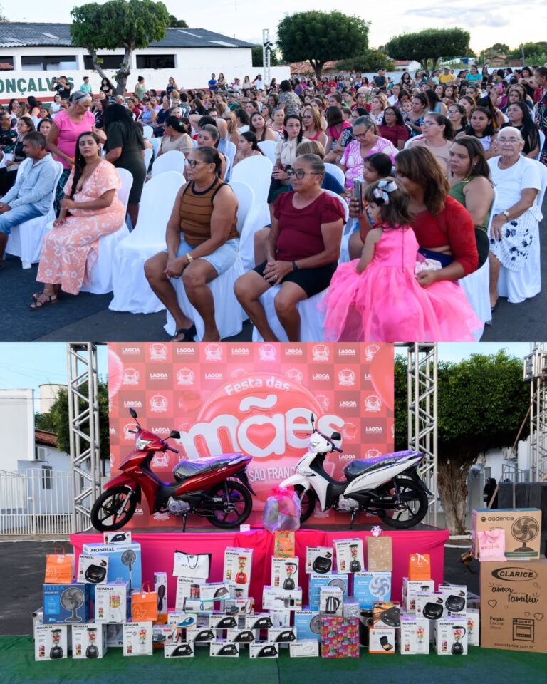 MÚSICA E HOMENAGEM MARCARAM FESTA DAS MÃES EM LAGOA DE SÃO FRANCISCO/PI