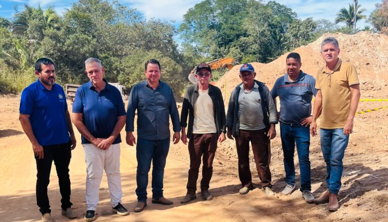 OBRA AGUARDADA HÁ ANOS: PREFEITO MIGUELÃO INICIA CONSTRUÇÃO DE PONTE NO RIACHO DE AREIA