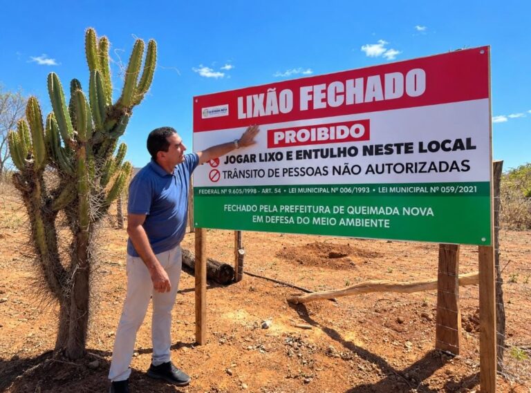 QUEIMADA NOVA/PI: ANTIGO LIXÃO PASSA POR REVITALIZAÇÃO AMBIENTAL