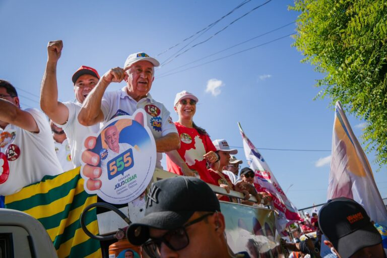 ELEIÇÕES 2026: JÚLIO CÉSAR APRESENTA CRESCIMENTO NA DISPUTA PELO SENADO