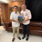 SEVERO EULÁLIO RECEBE DEPUTADO ELEITO WILSON CAPOTE NA ALEPI